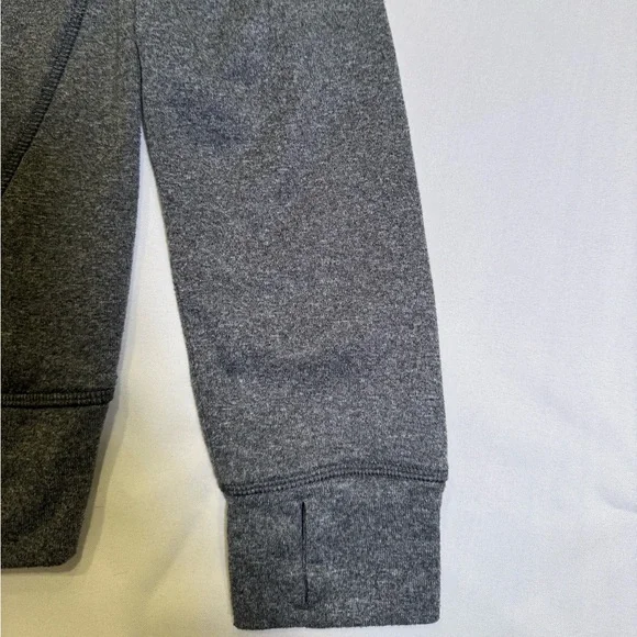 Adidas Charcoal Hoodie with Bright Orange Lining - Picture 5 of 5